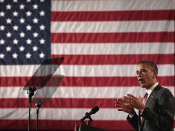 Obama, pronuncia un discurso en el instituto Thomas Jefferson en Virginia, EU. EFE  /