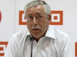 Ignacio Fernández Toxo es uno de los líderes de la marcha. EFE  /