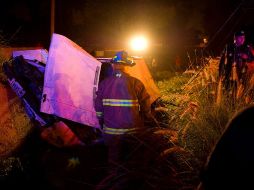 El accidente ocurrió la madrugada de este sábado en la Colonia El Mante. ESPECIAL  /