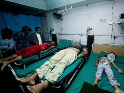 Tres personas murieron en Katmandú y otras dos en la ciudad de Dharan. EFE  /