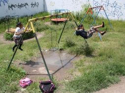 Vecinos lamentan que las instalaciones en la unidad deportiva del fraccionamiento los Eucaliptos estén en pésimas condiciones.F.RAMÍREZ  /