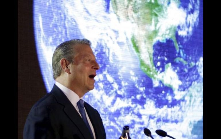 Gore, que ganó el Premio Nobel de la Paz, hizo noticia la semana pasada. EFE  /