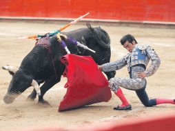 El tapatío Julio de la Isla abrió plaza y mostró un gran avance en cuanto a formas. S. NÚÑEZ  /