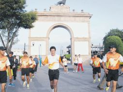 La Antorcha Panamericana recorrió la ciudad de Léon de punta a punta. ESPECIAL  /