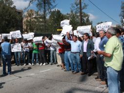 Prometen volver si no atienden su demanda. ESPECIAL  /