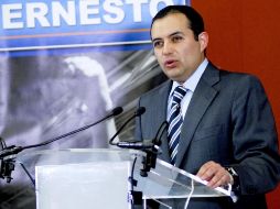 Ernesto Cordero del PAN rechazó que estuviera en desventaja y dijo que los aspirantes no deciden, es la gente. EL UNIVERSAL  /