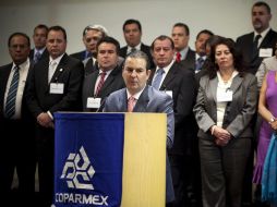 El presidente de Coparmex, Gerardo Gutiérrez Candiani dijo que hay que erradicar la cultura del soborno. ARCHIVO  /
