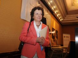 La presidenta del IFAI, Jacqueline Peschard dijo que todos los ciudadanos deben saber cómo se mueven los partidos políticos. ARCHIVO  /