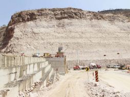 Avance de las obras en la Presa El Zapotillo, que suministrará agua a León (Guanajuato), Los Altos de Jalisco y la ZMG. E. PACHECO.  /