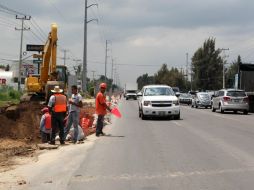 La primera etapa de la ampliación de Avenida Aviación tendrá un costo de 60 millones de pesos. A. HINOJOSA  /