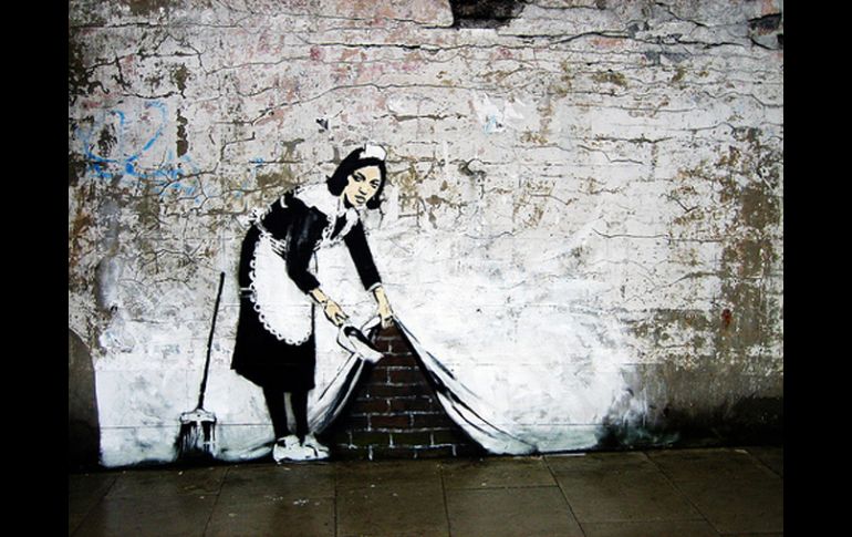 El británico Banksy es famoso por su arte en grafiti. ARCHIVO  /