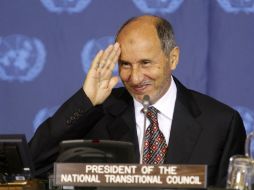 El líder de la CNT prometió que la nueva Libia será una democracia vibrante que respetará la paz y la seguridad regionales. REUTERS  /