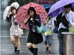 Durante el paso del tifón no se registró ningún daño en la central. AFP  /