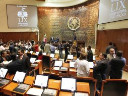 Diputados de la actual Legislatura esperan las observaciones de la cuenta pública 2009. ARCHIVO  /