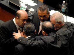 En la sesión del Senado la comisón de Justicia, Gobernación y Estudios aprobaron la ley por unanimidad. NOTIMEX  /