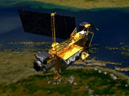 Imagen sin fechar del satélite de Investigación UARS, orbitando en el espacio. EFE  /