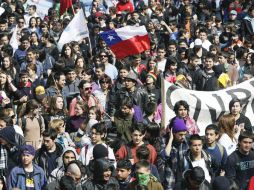 La huelga estudiantil en Chile, que se ha prolongado durante cuatro meses, pugna por una mejor educación pública. EFE  /