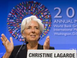 Christine Lagarde propuso una combinación organizada de ayuda del (BCE) y de los Fondos Europeos.EFE  /
