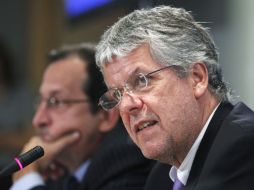 Nicolás Eyzaguirre dijo que la situación de México es sólida gracias a unas políticas macroeconómicas muy responsables.AP  /