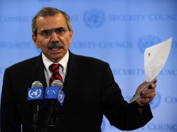 El presidente de turno del Consejo, el embajador libanés Nawaf Salam, realizó el anuncio. AFP  /