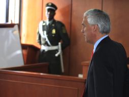Samuel Moreno en su comparecencia ante el juzgado penal de Bogotá. AP  /