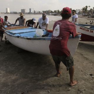 Causa 'Hilary' sólo nubosidad y aumento de oleaje en Colima