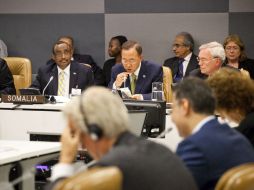 Aspecto del foro organizado por las Naciones Unidas, cuyo tema giró en torno de la problemática que enfrenta Somalia. AFP  /