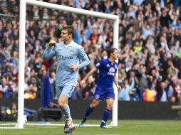 James Milner selló la victoria del City en los últimos minutos del encuentro. AP  /