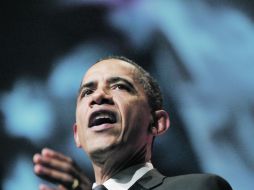 El mandatario habla ante los asistentes a la gala de la Fundación del Caucus Negro del Congreso, en Washington. AP  /