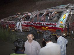 En el autobús viajaban 107 estudiantes. AP  /