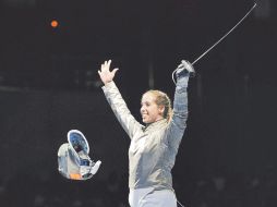 Mariel Zagunis, esgrima. ESPECIAL  /
