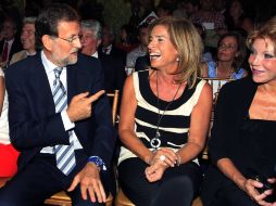 El presidente del PP, Mariano Rajoy, durante una presentación de libro en Madrid. EFE  /