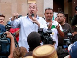 El alcalde de Tlajomulco, Enrique Alfaro, dijo que la primera medida será reducir la carga de nómina. A HINOJOSA  /