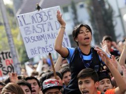 Los estudiantes chilenos que se mantienen en paro aceptaron hoy iniciar una mesa de diálogo. ARCHIVO  /