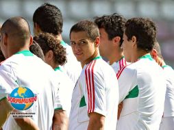 Javier 'Chicharito' Hernández sigue en búsqueda de sus metas. MEXSPORT  /