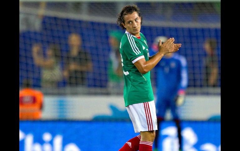 Guardado ha sido convocado en diversas ocasiones a la Selección mexicana. MEXSPORT  /