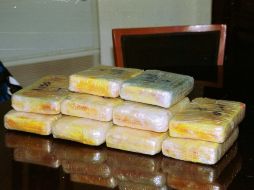 La droga incautada fue valorada en 20 millones de euros, según las fuentes. ARCHIVO  /