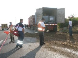 La fuga provocó caos vial por el cierre de la autopista. EL INFORMADOR. M. PATIÑO  /