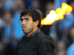Carlos Tevez pidió perdón a todos los fans del Manchester City. AFP  /
