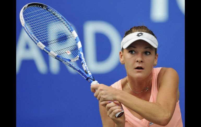 Radwanska (foto), novena cabeza de serie, se deshizo de Azarenka. EFE  /
