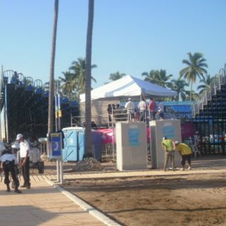 A 14 días de Panamericanos, abren puertas de Estadio de voleibol playero