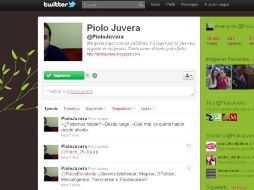 @PioloJuvera escribe tweets humorísticos a través del juego de palabras. ESPECIAL  /