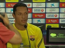 Adriano Correia durante una rueda de prensa. ESPECIAL  /