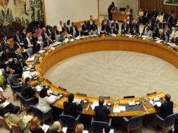 Las negociaciones sobre una resolución contra Siria continuaron hoy entre los miembros del Consejo de Seguridad de la ONU. ARCHIVO  /