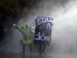 Los estudiantes sotuvieron un diálogo con el gobierno chileno ayer, tras varias manifestaciones. ARCHIVO  /