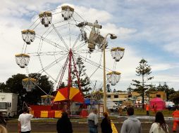 El Cheetah S200 no derribó la rueda de la fortuna al chocar con ella. AFP  /
