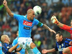 El Inter permanece en los últimos lugares del Calcio. AFP  /