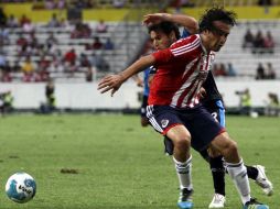 Chivas fue abucheado al finalizar el partido. MEXSPORT  /