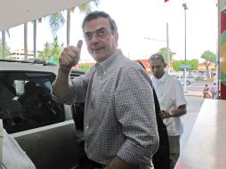 Ebrard dijo que los resultados obtenidos en la capital son su carta más fuerte para que su discurso dé efectos en Jalisco.  /