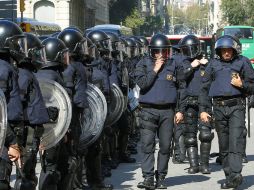 El que atente contra el orden públicova a encontrar con una legislación dura y firme. EFE  /